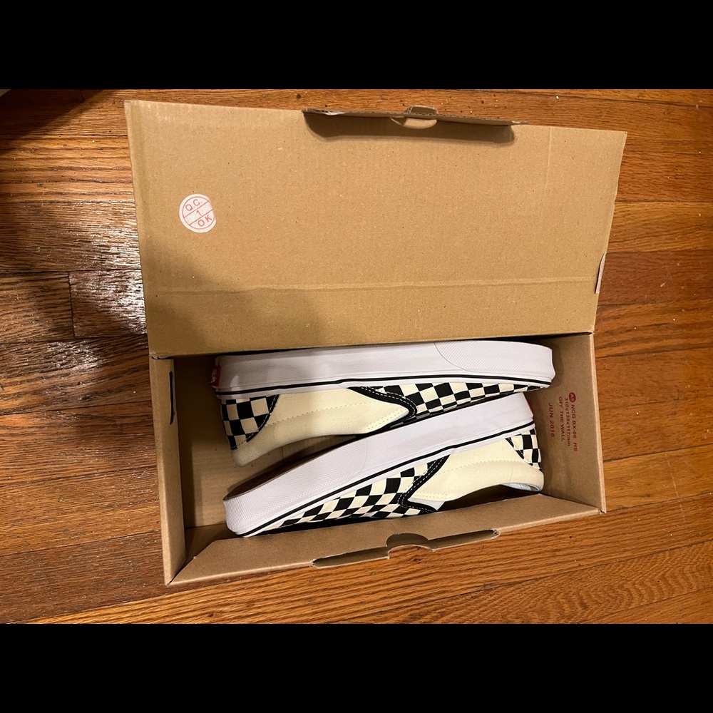 Checkered vans